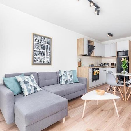 Modern Riverside Apartment With Free Parking Space Stettin Eksteriør billede